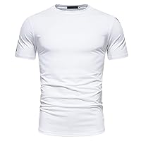 T Shirts for Men Big and Tall 2024 Fashion Casual Personality Round Neck Short Sleeve T Shirt Gifts for Men