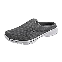 Breathable Mesh Casual Shoes - Lightweight Half Slippers for Men