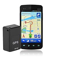 Mini GPS Tracker, Magnetic Real Time LBS Locator Tracking Device, Anti Theft, SOS Button for Cars,Vehicle,Motorcycle,Trucks, Wallet,Kids and Pets