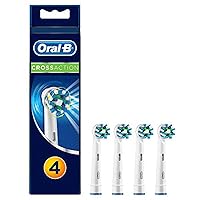 Oral B Cross Action Electric Toothbrush Replacement Brush Heads Refill, 4Count Oral B Cross Action Electric Toothbrush Replacement Brush Heads Refill, 4Count