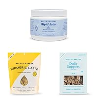 Bocce's Bakery Move & Groove Bundle for Dogs, Hip & Joint Support, Wheat-Free Dog Treats, Made with Real Ingredients, Baked in The USA, All-Natural Biscuits & Supplement Assortment