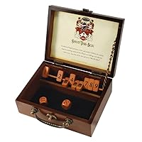 Front Porch Classics | Circa Shut-the-Box, Wooden 9 Number Dice Game with Case for Travel, for Adults and Kids Ages 8 and Up