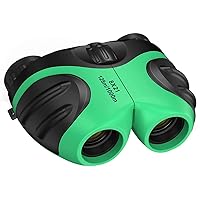 Binoculars, 8x21, Mini Compact Zoom High Resolution Shockproof Binoculars for Boys and Girls, The Best Toy Gift for Children