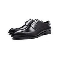 Men's Dress Shoes Modern Classic Slip-On Oxford Formal Casual Business Wedding Work Lace Up US Sizes 6-13