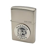 Zippo Lighter, Hanshin Tigers, HTZ-Metal, Tiger, Metal Sticking, Limited Production, 200 Pieces, Serial Number, Zippo Lighter, Zippo Oil Lighter, Smoking Tool