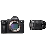 Sony a7 III ILCE7M3/B Full-Frame Mirrorless Interchangeable-Lens Camera with 3-Inch LCD, Body Only,Base Configuration,Black & Sony - FE 24-105mm F4 G OSS Standard Zoom Lens (SEL24105G/2)