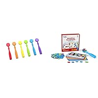hand2mind Magnetic Wands for Kids, Magnet Wands, Magnets for Kids Science, Magnets for Teaching & Reading Readiness Activity Set, Magnetic Wands and Chip Set, Learn to Spell for Kids