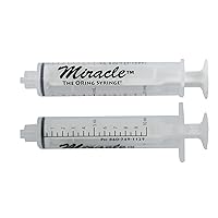 Miracle Oring Syringe- 10 ml Luer Lock Syringe- Package Contains 8 Individually Wrapped Sterile Oring Syringes for Handfeeding Animals, Administering Supplements, Measuring Liquids, and More