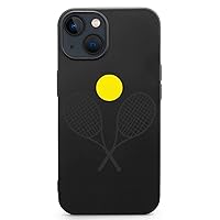 Tennis Racket Ball Printed Case for iPhone 13/13Pro/13Pro Max/13 Mini Custom Cover Cute