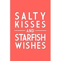 Salty Kisses and Starfish Wishes, Simply Said (24x36 Giclee Gallery Art Print, Vivid Textured Wall Decor)