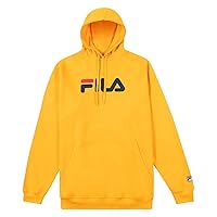 Fila Men's Big & Tall Pullover Fleece Hoodie Sweatshirt, Gold, 3XLT