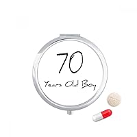 70 Years Old Boy Age Old Pill Case Pocket Medicine Storage Box Container Dispenser