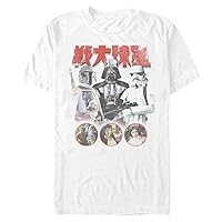 STAR WARS Big & Tall Kanji Poster Men's Tops Short Sleeve Tee Shirt