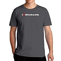 I Love Duluth Compress Font T-Shirt