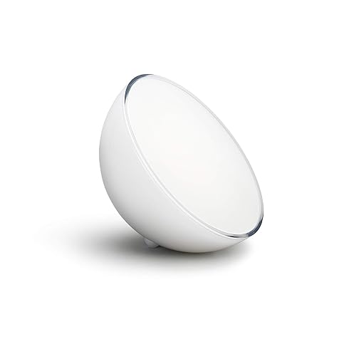 Hue Go White and Color Portable Dimmable LED Smart Light Table Lamp (Requires Hue Hub, Works with Alexa, HomeKit and Google Assistant), White