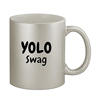 YOLO Swag - 11oz Silver Coffee Mug Cup