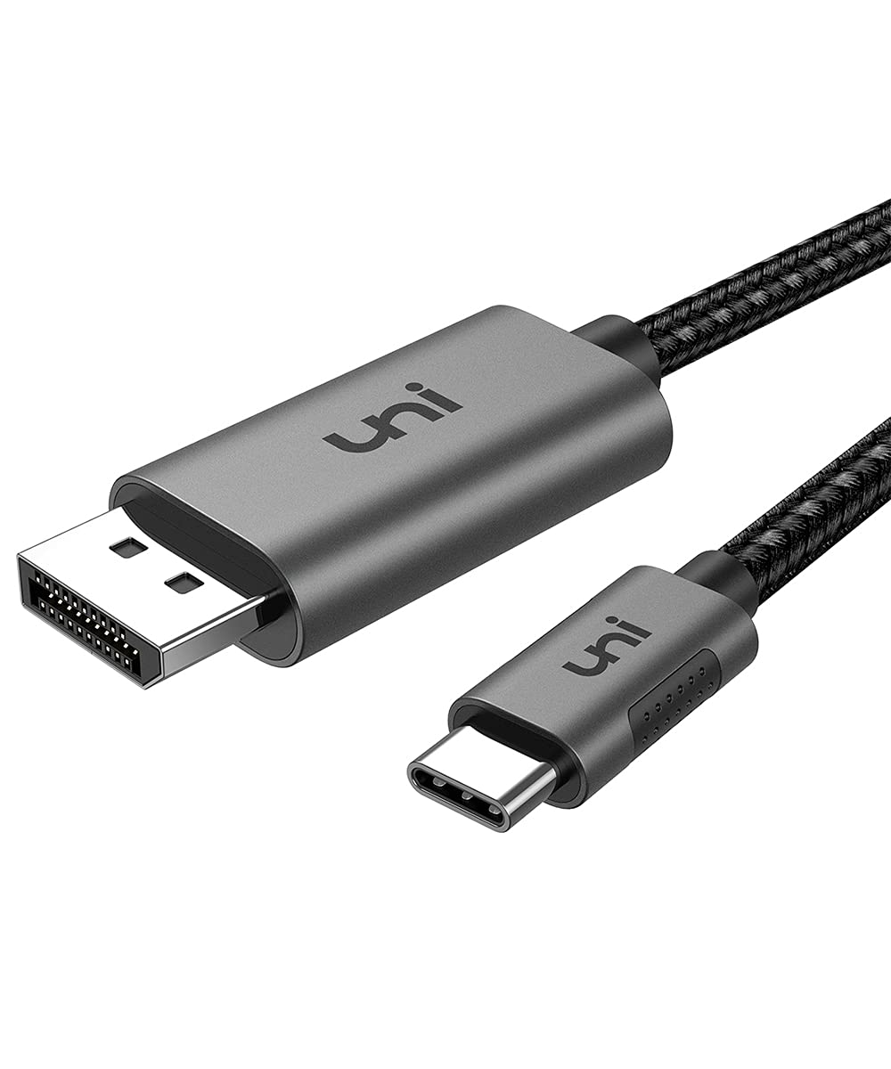 uni USB C to Displayport Cable 4K 60HZ, 6ft - 2 Pack