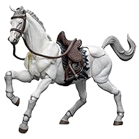 HiPlay JoyToy Warhammer 40K Collectible Figure: Dark Source-JiangHu War Horse White 1:18 Scale Action Figures JT7998 (War Horse White)
