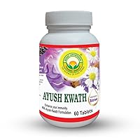 Basic Ayurveda Ayush Kwath Supplement | 60 Tablets (500mg) | Pure Herbal Pills | Immune System Booster with Holy Basil, Cinnamon & Dry Ginger
