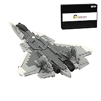 Technic 1/70 Scale Active Russian Army SU-57 Stealth Fighter Building Kit, Military Transport Series Building Blocks Set (405PCS)