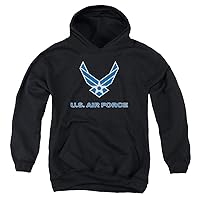 Trevco Air Force Logo Unisex Youth Pull-Over Hoodie for Boys and Girls