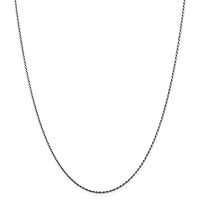 925 Sterling Silver Rhodium Plated Sparkle Cut Rope Chain Necklace Jewelry for Women in Silver Choice of Lengths 16 18 20 24 22 26 28 30 and Variety of mm Options