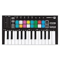 Novation Launchkey Mini [MK3] - Portable USB/MIDI Keyboard Controller with 25 Keys and DAW Integration. Chord mode, scale mode and arpeggiator - for music production