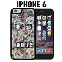 iPhone Case Nirvana Kurt 1967 Forever Floral for iPhone 6 Plastic Black (Ships from CA)