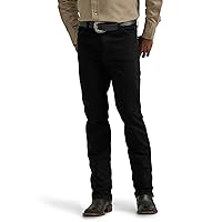 Wrangler Men's Cowboy Cut Active Flex Slim Fit Jean, Black, 29W x 30L