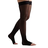 Women’s Thigh High 15-20 mmHg Open Toe Compression Stockings – Moderate Pressure Compression Garment