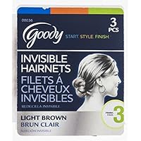 Goody Hair Nets - 3 Count - Light Brown Goody Hair Nets - 3 Count - Light Brown