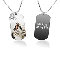 OXYEFEI Customizable Urn Necklaces for Ashes for Men, Personalized Dog Tags Necklace, Family ashes, Cremation Necklace, Cremation Souvenirs, Can Be Given to Family and Friends