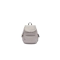 Kipling Women's City Pack Small Backpack, Lightweight Versatile Daypack, Bag, Grey Gris