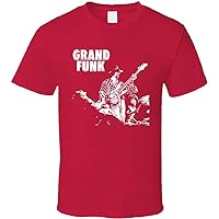 Qanipu Grand Funk Railroad Retro Music Band T Shirt