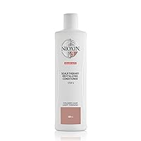 Nioxin System 3 Scalp + Hair Conditioner - Hair Thickening Conditioner for Damaged Hair with Light Thinning, 16.9 fl oz (Packaging May Vary)