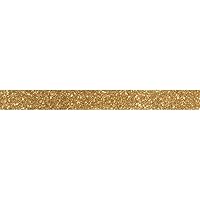 RAYHER 59925616 Glitter Tape 15 mm 5 m Roll Gold