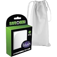 Blush Novelties Safe Sex Toy Bag | Drawstring Bag for Sex Toy Storage | Adult Toy Storage Cinch Bag | Dildo Holder and Dildo Bag for Safe Storage and Transportation | Medium