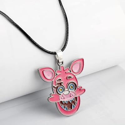 Monster Roser FNAF Pendant Necklace Freddy Fazbear, Chica, Bonnie, Cosplay  Uniform, Security Pins and Badges, Metal Badge Costume