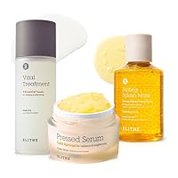 Blithe Tone Correcting Big Bundle Set for Glowing Skin - Korean Skin Brightening Trio for Dark Spots, Radiance Boosting Self Care Gifts for Women (Gold Apricot, 9 Essential Seeds, Yellow Splash Mask)