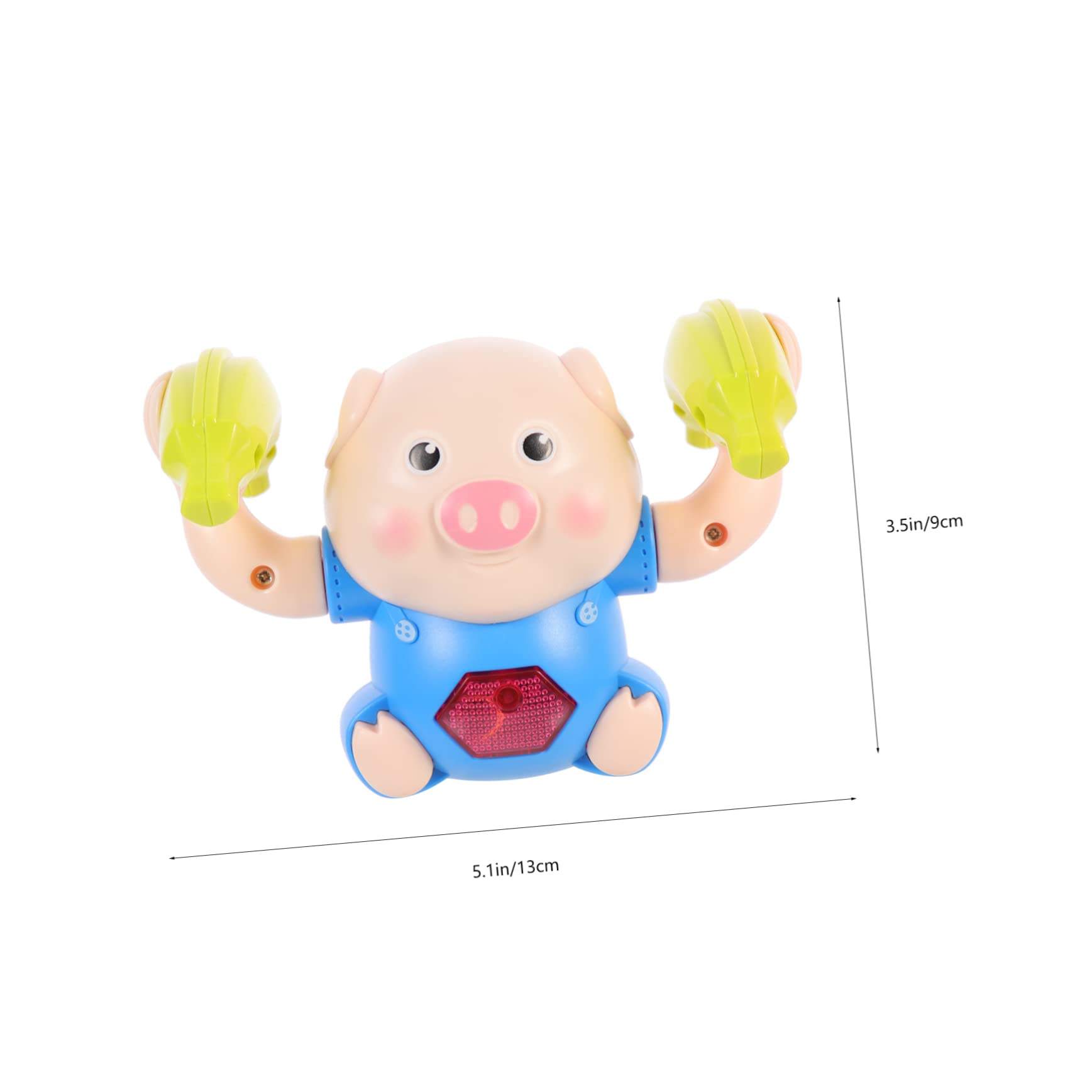 ERINGOGO Electric Pig Toy Toys for Toddlers Pig Somersault Plaything Baby Crawling Toy Lovely Pig Plaything Baby Toy Electric Tumbling Toy Pig Shaped Tumbling Toy Plastic Train Child Puzzle