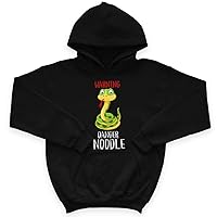 Danger Noodle Kids' Sponge Fleece Hoodie - Snake Kids' Hoodie - Funny Hoodie for Kids