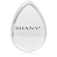 SHANY Stay Jelly Silicone Sponge - Clear & Non-Absorbent Makeup Blending Sponge for Flawless Application with Foundation - TEARDROP