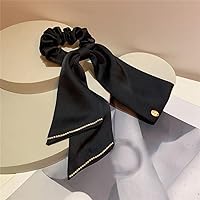 Return Ancient Ways Temperament Sweet Satin Long Ribbon Tie Hair To Act the Role of Hair Circle (Color : E, Size : As shown)
