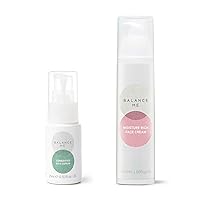 Clear + Calm Duo - Congested Skin Serum & Moisture Rich Face Cream - Vegan & Cruelty-Free - For Stressed Out Skin
