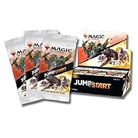 MTG Magic The Gathering Jumpstart Booster Display Box Jump Start - 24 Packs of 20 Cards Each, + Bonus Rare!