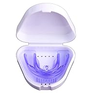 Health Professional Mouth Night Guard Teeth Retainer for Adult Teeth Care Night Guard Eliminates Bruxism,Whitening,Sports (Dark Purple Stage3 Hard)