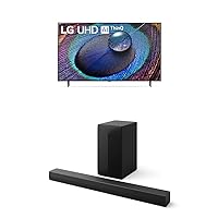 LG 75-Inch Class UR9000 Series Alexa Built-in 4K Smart TV (3840 x 2160),Bluetooth, Wi-Fi, USB, Ethernet, HDMI 60Hz Refresh Rate, AI-Powered 4K,Black, 3.1 ch. Sound Bar with Dolby Audio
