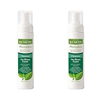 Remedy Phytoplex Hydrating Cleansing Foam, No-Rinse Body Wash and Shampoo, Paraben and Sulfate-Free, 8 fl oz (Pack of 2)
