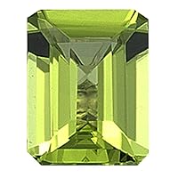 8x6 mm-1.50-1.54 Cts Loose Peridot Emerald-AA