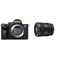 Sony a7 III ILCE7M3/B Full-Frame Mirrorless Interchangeable-Lens Camera with 3-Inch LCD, Black with 20mm F1.8 Lens
